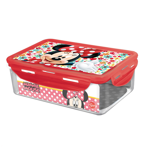 Stor Minnie Rectangle Hermetic Food Container 1070 ML