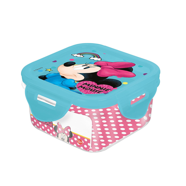 Stor Minnie Square Hermetic Food Container 290 ML