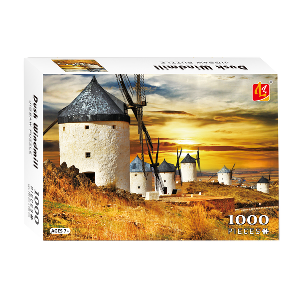 Dusk Windmill Jigsaw Puzzle (1000 Pcs)