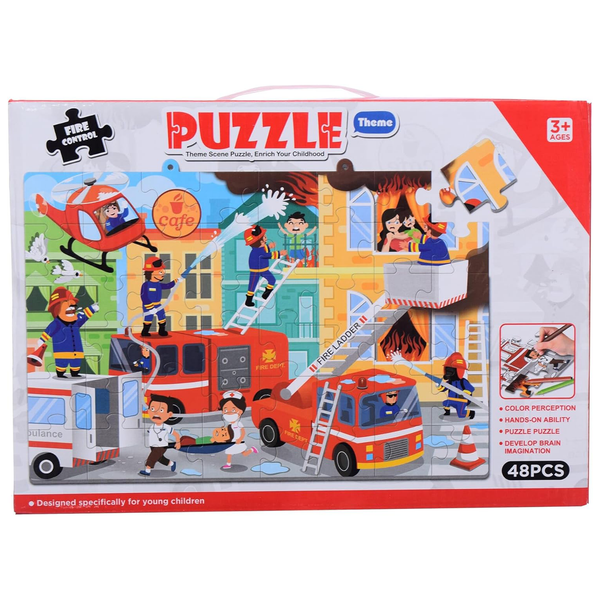 Fire Control Coloring Puzzle (48 Pcs)