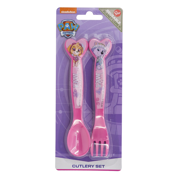 Stor Paw Patrol Girls PP Cutlery Set