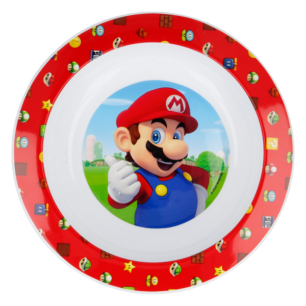 Stor Super Mario Kids Microwave-Safe Bowl