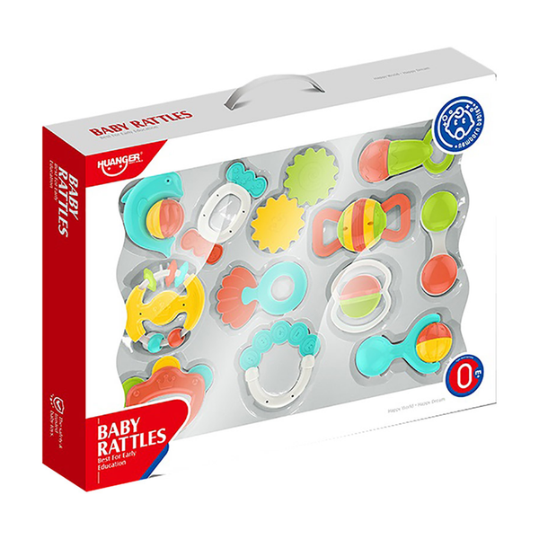 Huanger Baby Rattle Set (12 Pcs)
