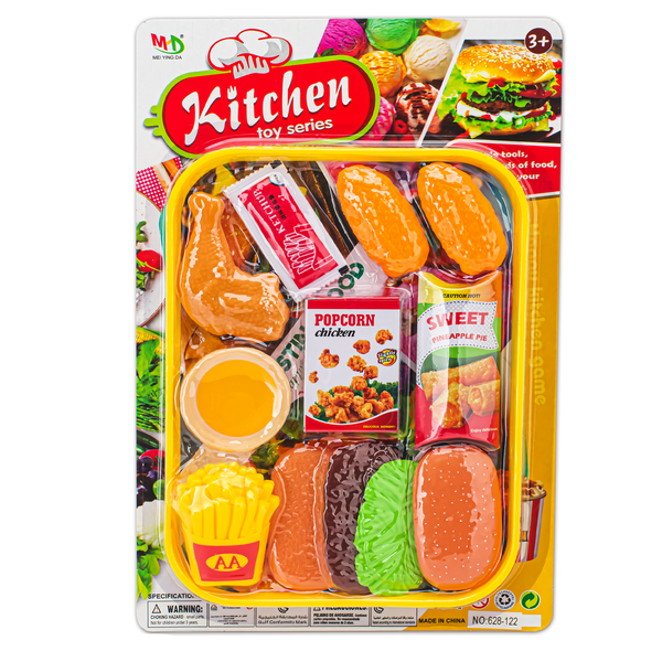 Kitchen Toy Series Grocery Basket on Blister Card