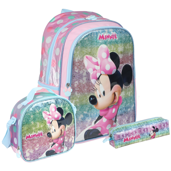 Minnie 3-in-1 Backpack School Set 16"