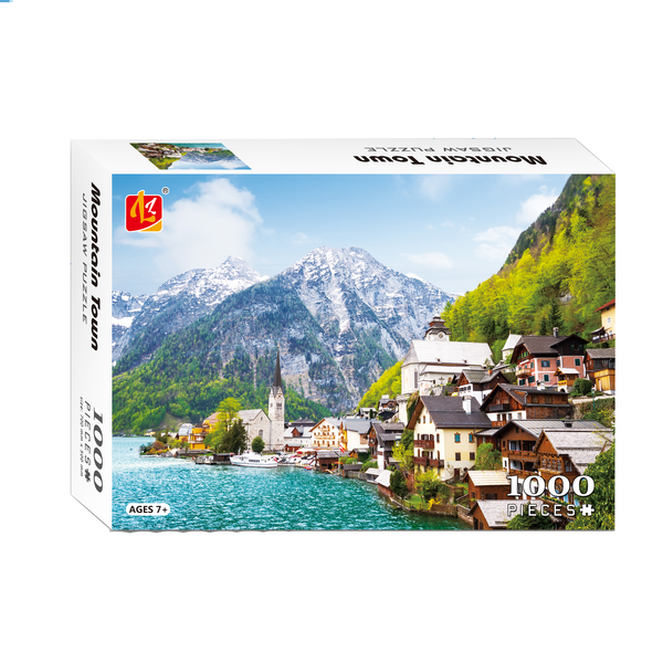 Mountain Town Jigsaw Puzzle (1000 Pcs)