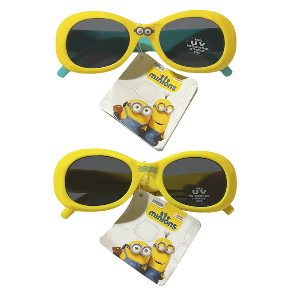 Minions Kid's Sunglasses with Printed Case (Assorted Characters)