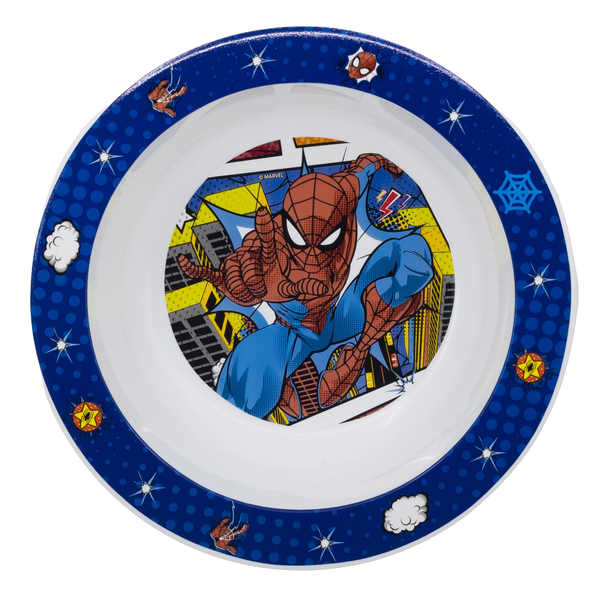 Stor Spiderman Microwave-Safe Deep Plate