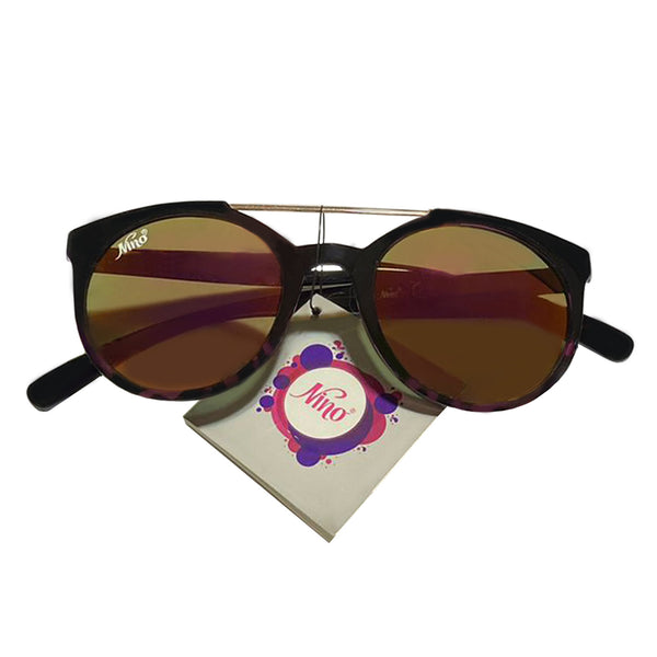 Red Brow Bar Mirror Lens Sunglasses