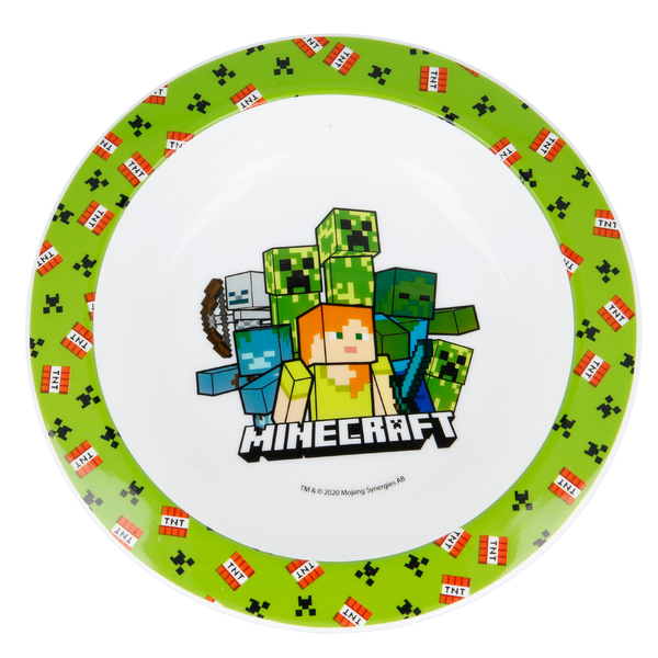 Stor Minecraft Kids Microwave-Safe Bowl