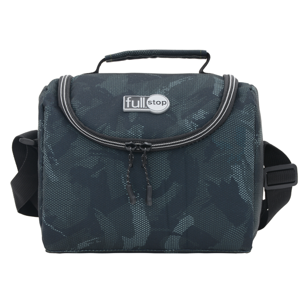 Full Stop Green Camo Insulated Lunch Bag