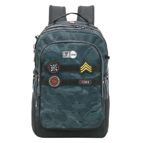 Full Stop Blue Camo 2-in-1 Backpack Set 19"