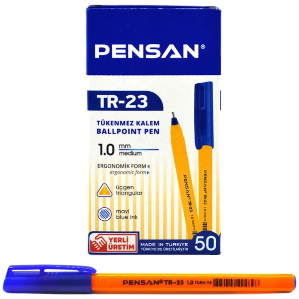 Pensan Blue Ballpoint Pen 1.0 MM