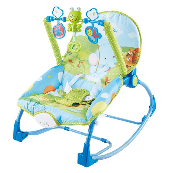 Baby Blue Music Rocking Chair