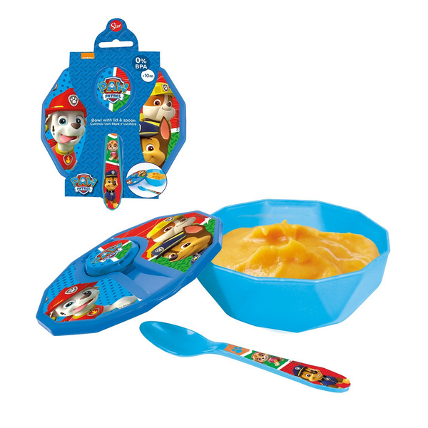 Paw Patrol Stor Toddler Bowl with Lid & Spoon