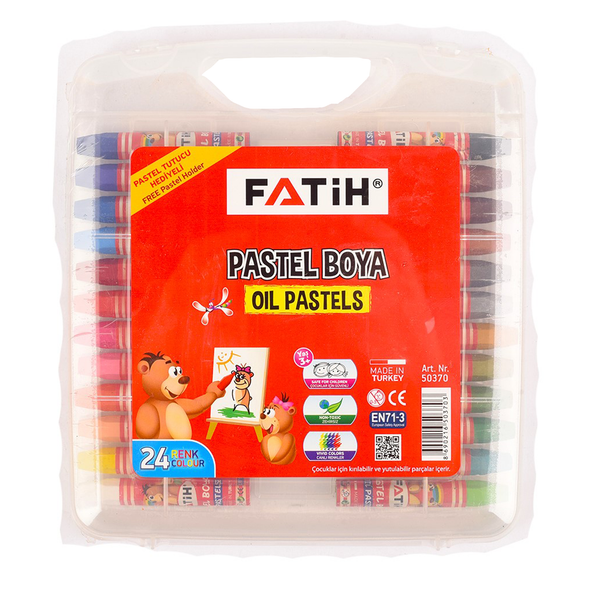 Fatih Oil Pastel Crayons - 24 Colors