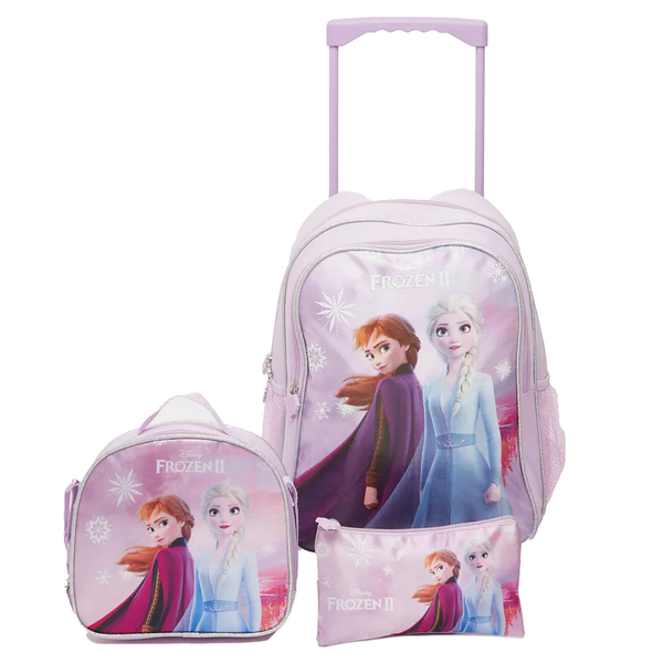 Frozen 3-in-1 Trolley Bag School Set 16"