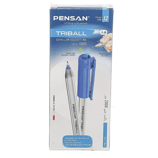 Pensan Triball Blue Pen 1.0 MM