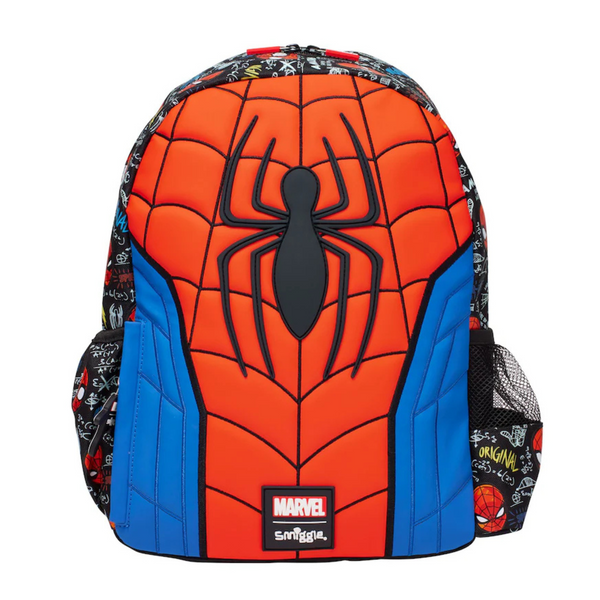 Smiggle Marvel Spiderman Junior Hoodie Backpack 14"