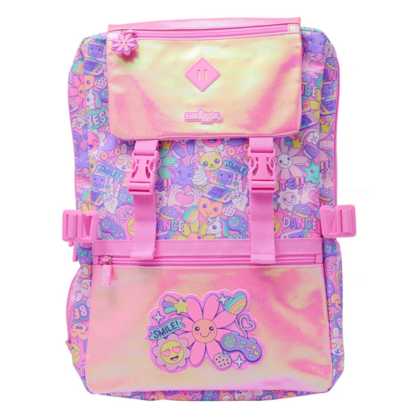 Smiggle Epic Adventures Attach Foldover Backpack 16"