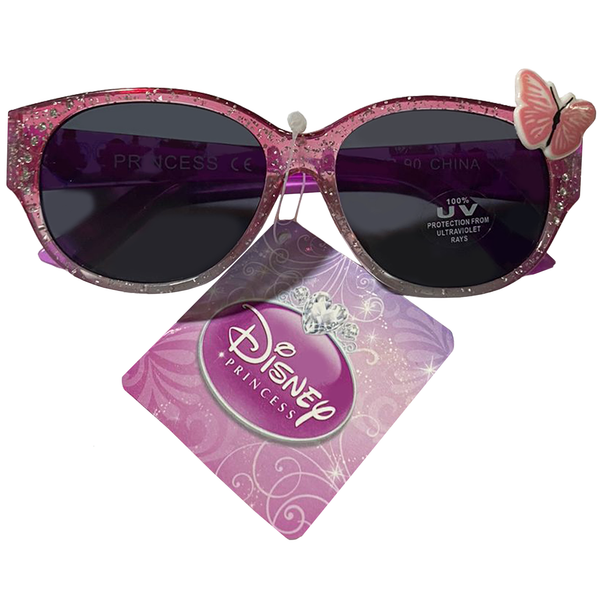 Princess Kids' Glitter Sunglasses with Butterfly