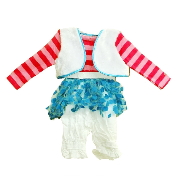 Blue Vest Girls' Costume (3-4 Years)