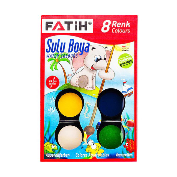 Fatih Aquarell Watercolors - 8 Colors