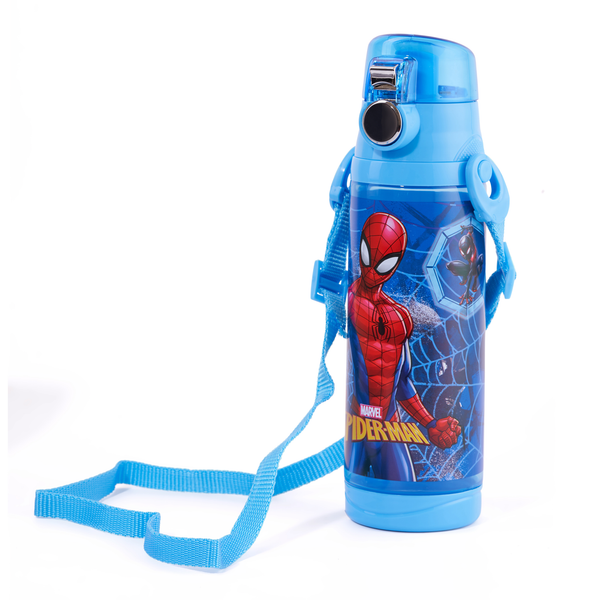 Spiderman Plastic Bottle with Strap 600 ML