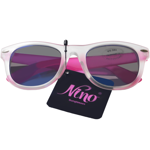 Cat Eye Grey Frame x Pink Handles Sunglasses