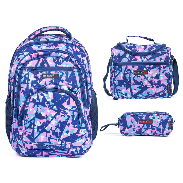 Vibrant Vortex 3-in-1 Backpack Set 19"