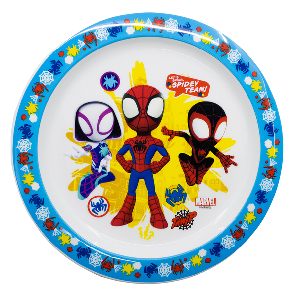 Stor Spidey & His Amazing Friends Kids Microwave-Safe Plate