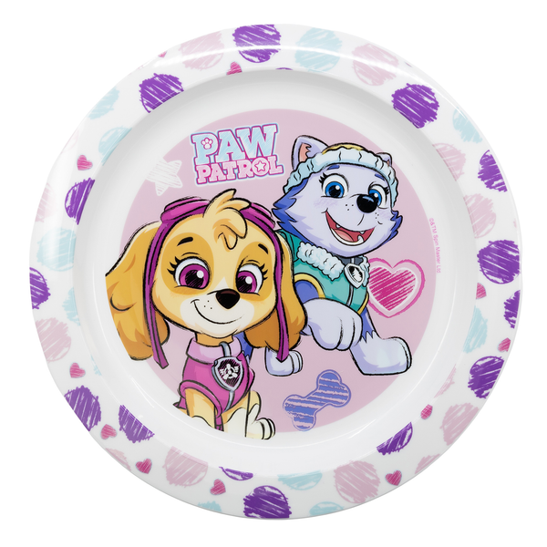 Stor Paw Patrol Girls Kids Microwave-Safe Plate