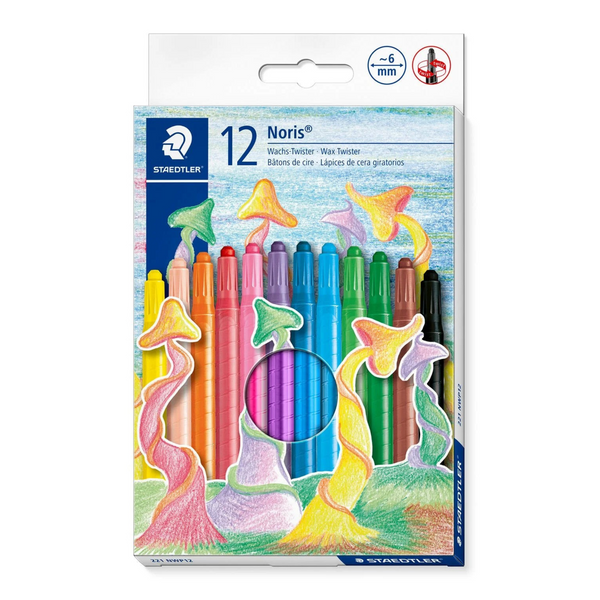 Staedtler 12 Wax Twister Crayons