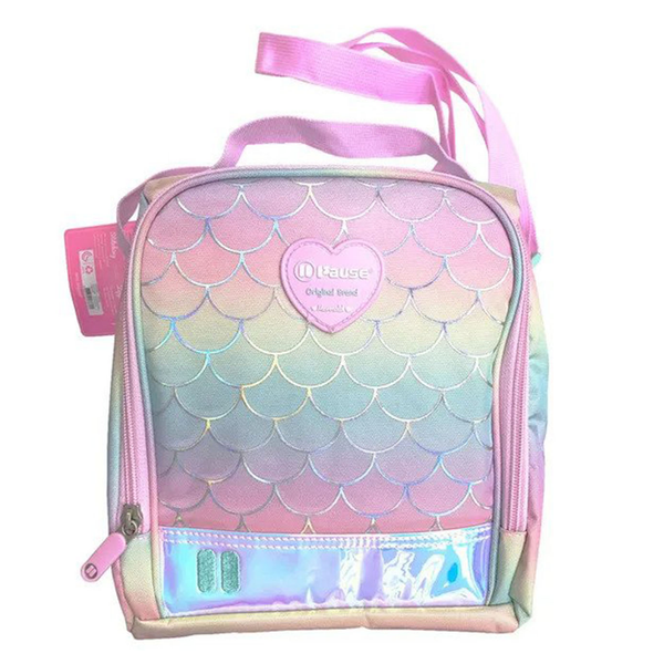 Mermaid Pastels Pause Insulated Lunch Bag