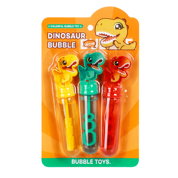 Dino Bubble Wand- 3 in a Pack