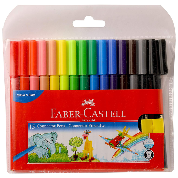 Faber-Castell Connector Pen Set - Pack of 15