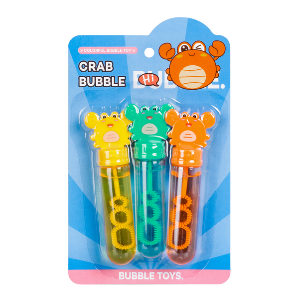 Crab Bubble Wand- 3 in a Pack