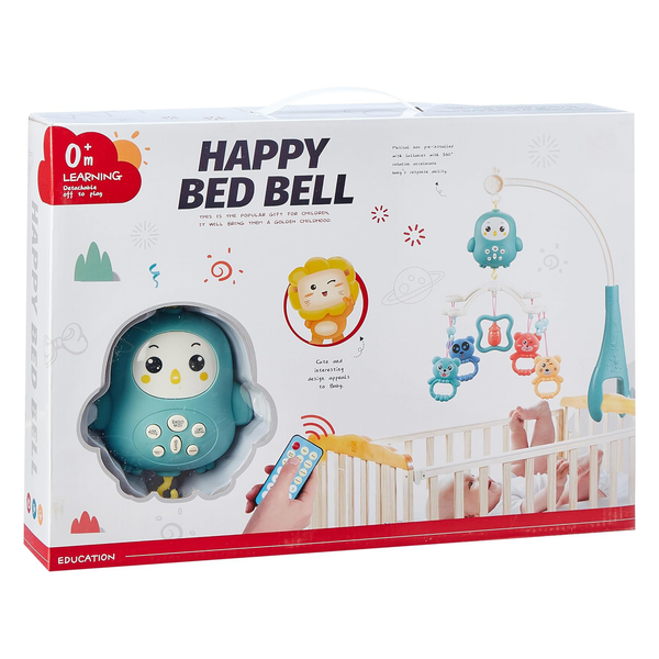 Happy Bed Bell with Remote Control - Blue
