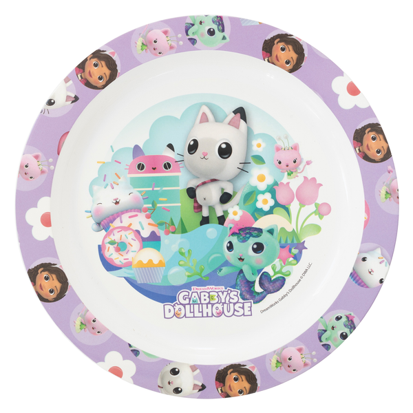 Stor Gabby's Dollhouse Kids Microwave-Safe Plate