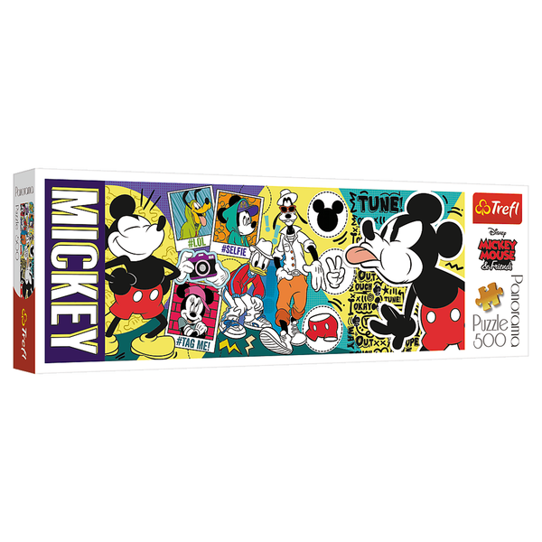 The Legendary Mickey Mouse Panorama Puzzle (500 Pcs)