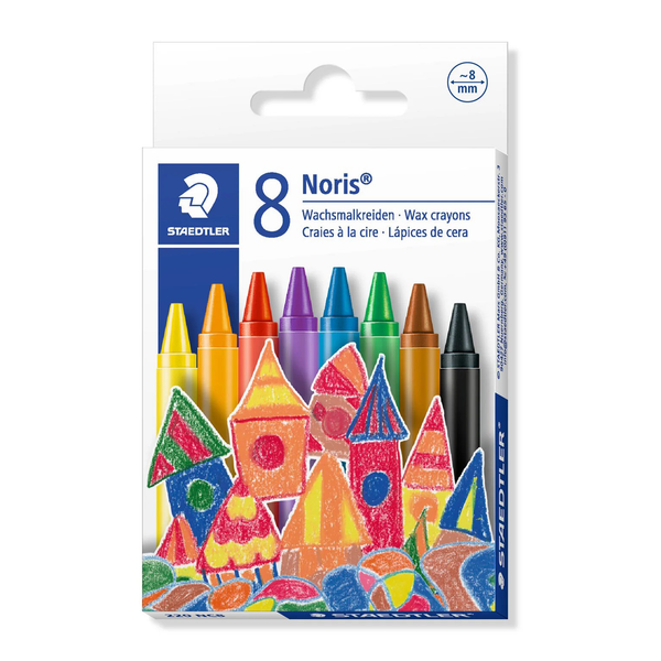 Staedtler Noris Wax Crayons - 8 Colors