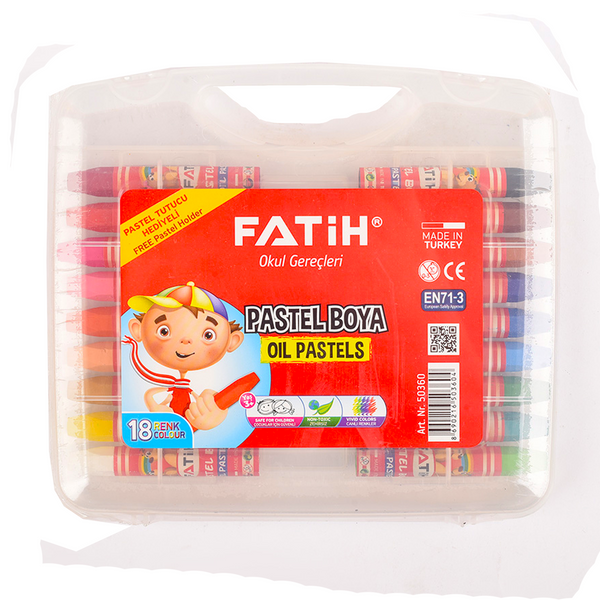 Fatih Oil Pastel Crayons - 18 Colors