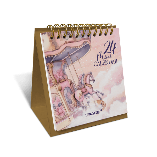 Carousel 2024 Mini Desk Calendar