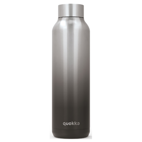 Quokka Stainless Steel Bottle Silver & Black - 630 ML