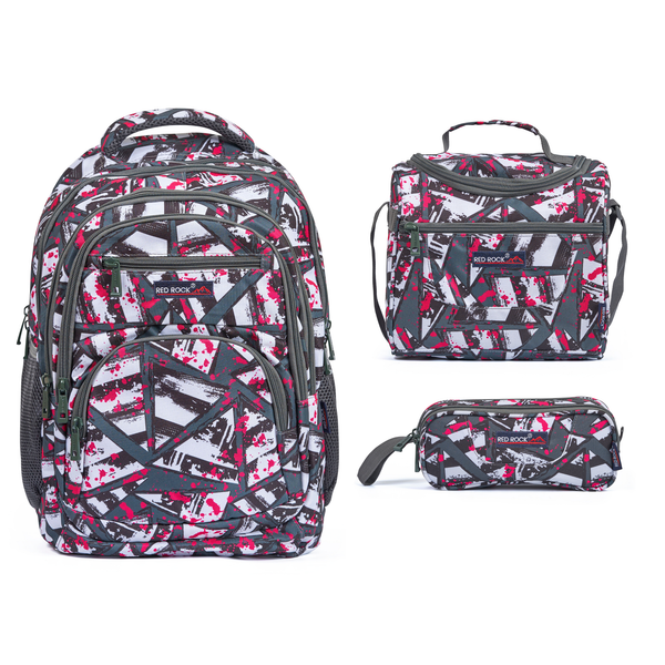 Ruby Edge 3-in-1 Backpack Set 19"