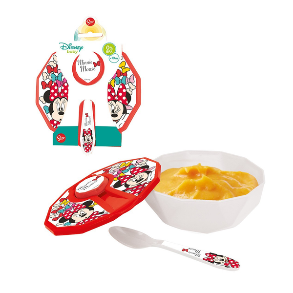Minnie Stor Toddler Bowl with Lid & Spoon
