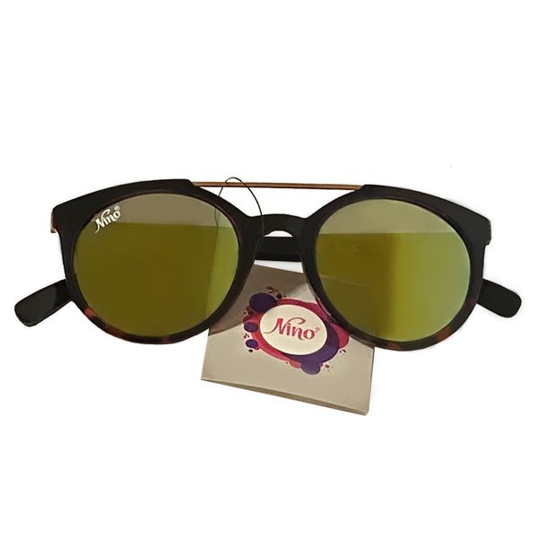 Gold Brow Bar Mirror Lens Sunglasses