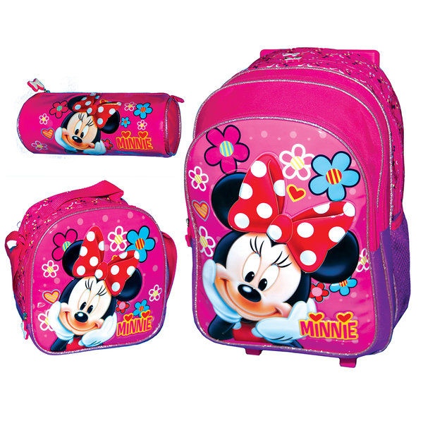 Minnie 3-in-1 Trolley Bag Set 16"