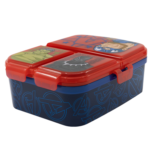 Stor Avengers XL Multi-Compartment Sandwich Box 1 Liter