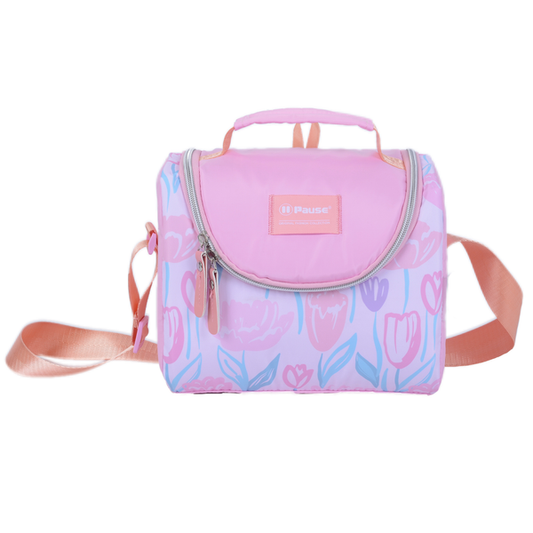 Pause Pastel Petals Insulated Lunch Bag